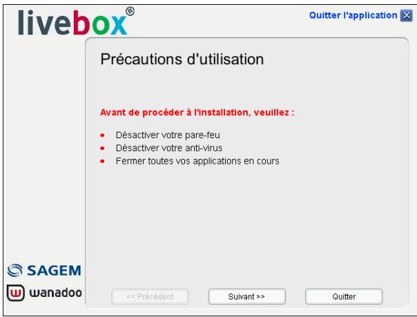 SAGEM LIVEBOX FAST 3202 - Sous Windows XP - 2