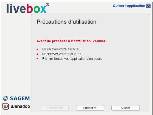 SAGEM LIVEBOX FAST 3202 - Sous Windows XP - 2