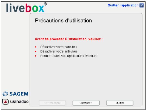 SAGEM LIVEBOX FAST 3202 - Sous Windows XP - 3