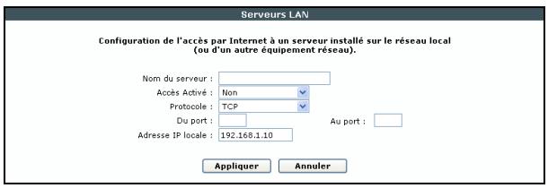 SAGEM LIVEBOX FAST 3202 - Bouton "Ajouter" - 1