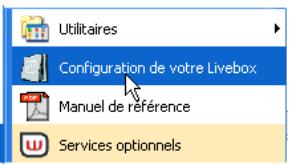 SAGEM LIVEBOX FAST 3202 - Accès à l'écran de bienvenue - 4