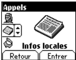 SAGEM MYX-2 - Infos locales - 1