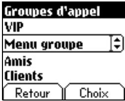 SAGEM MYX-2 - Groupes d'appel - 4