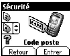 SAGEM MYX-2 - Code poste - 1