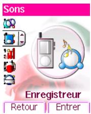 Sons Enregistreur Retour | Entrer