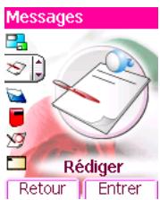 Messages Rédiger Retour | Entrer