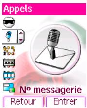 Appels No messagerie Retour | Entrer