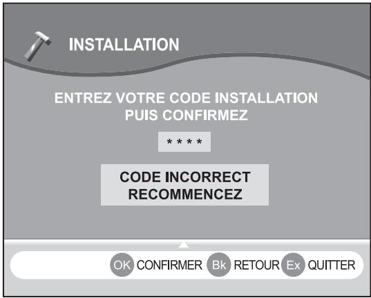 SAGEM AXIUM DLP D50 - Protection des menus - 3