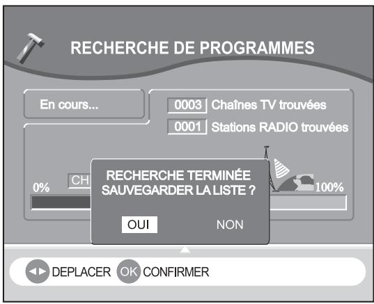 SAGEM AXIUM DLP D50 - Installation des programmes DTV - 4