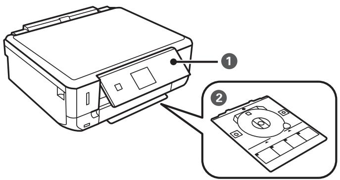 EPSON EXPRESSION XP-635 - Nom et fonction des pièces - 1