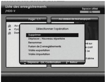 SAGEM DVR 84250B-T HD - Sélectionner plusieurs enregistements - 1