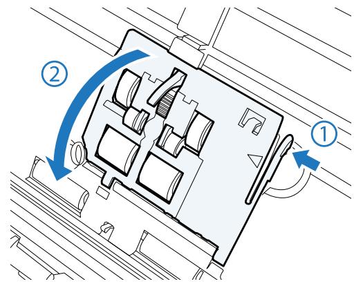 EPSON GED DS510 - Remplacement du kit de rouleaux d'entraînement des originaux. - 2
