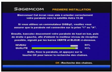 SAGEM DS77 - Vérification du signal - 1