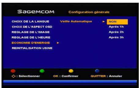SAGEM DS77 - Economie d'énergie - 1
