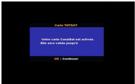 SAGEM DS77 - Initialisation de la carte TNTSAT - 1