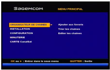 SAGEM DS77 - Organisateur de chaînes - 1