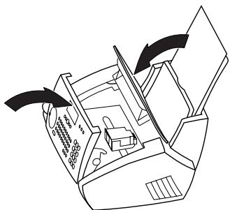 SAGEM PHILIPS FAXJET 375 - Mise en place de la cartouche - 6