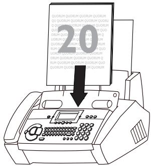 SAGEM PHILIPS FAXJET 375 - Insérer les documents - 2