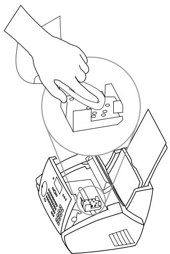 SAGEM PHILIPS FAXJET 375 - Nettoyer et aligner la cartouche - 2