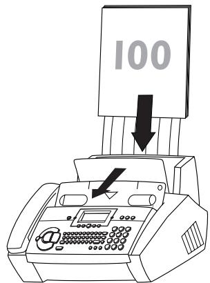 SAGEM PHILIPS FAXJET 375 - Mise en place du papier - 4