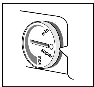 SAUTER CFA 102 - Sélection de la température - 1