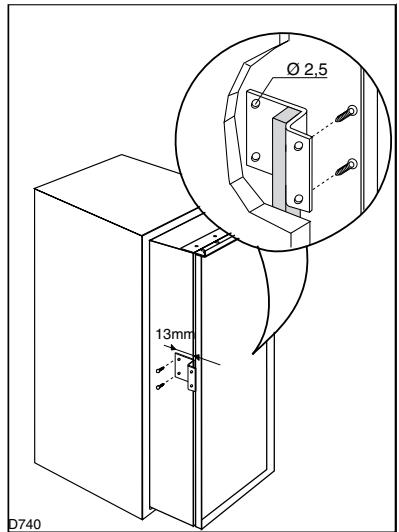 SAUTER SLVA 34 - Dimensions de la niche - 3