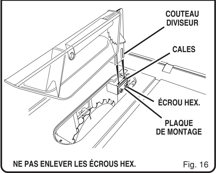 RYOBI BTS20 - INSTALLATION DU PROTEGE - LAME - 3