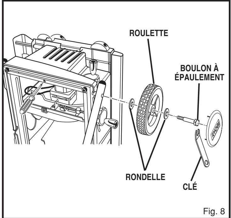 RYOBI BTS20 - ASSEMBLAGE DES BUTOIRS - 2