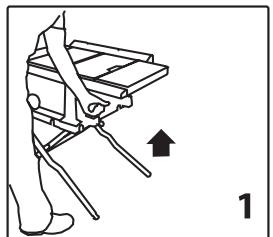 RYOBI BTS20 - FERMETURE DES PIEDS - 1