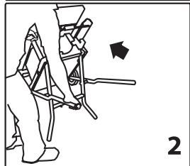 RYOBI BTS20 - FERMETURE DES PIEDS - 2