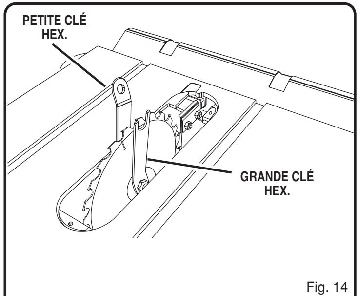 RYOBI BTS20 - INSTALLATION DU PROTEGE - LAME - 1