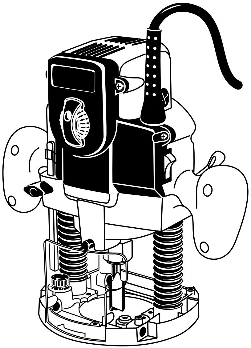 RYOBI RE180PL - MANUEL DE L'UTILISATEUR TOUPIE ÉLECTRONIQUE DE PLONGÉE RE180PL - 1