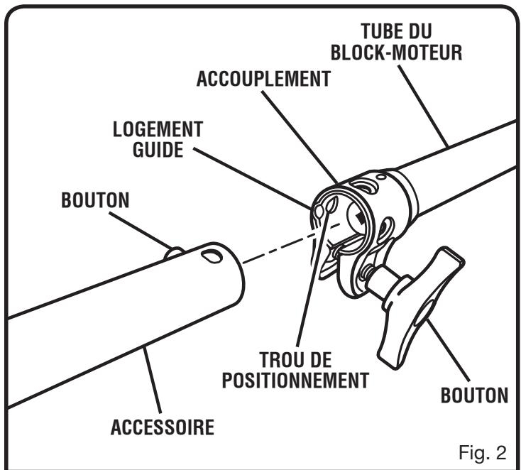 RYOBI RY30190 - INSTALLATION DE LA POIGNEE AVANT - 1