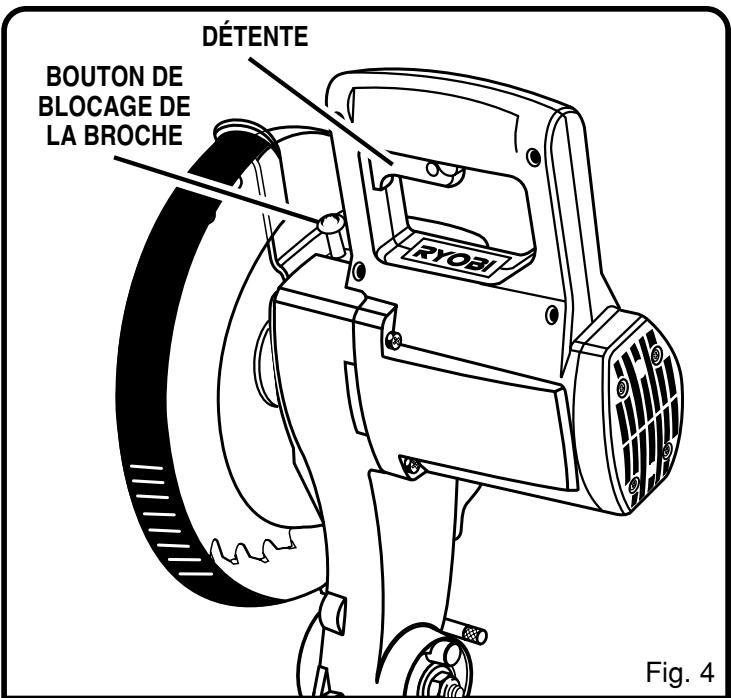RYOBI TS1352 - POIGNÉE DE VERROUILLAGE DE LA COUPE D'ONGLET - 2