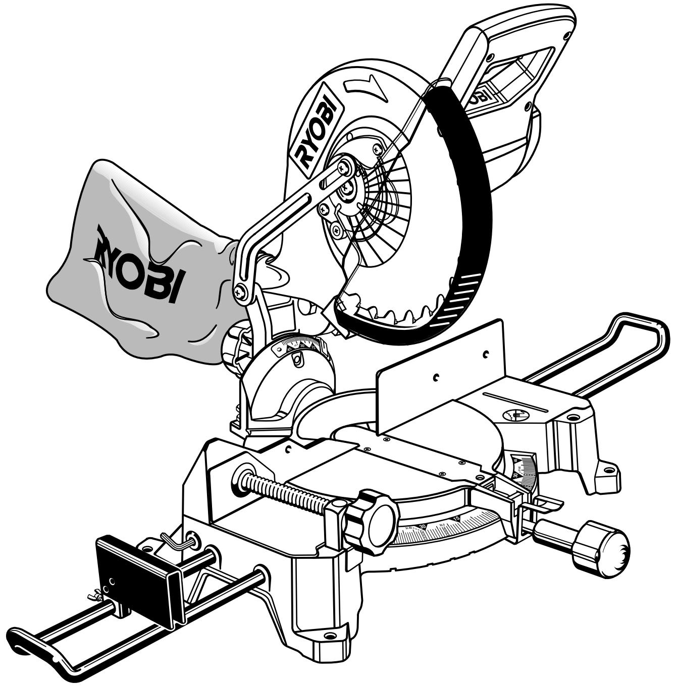 RYOBI TS1352 - MANUEL DE L'UTILISATEUR Scie à onglets de 254 mm (10 po) Modèle TS1352 – Double isolation - 1