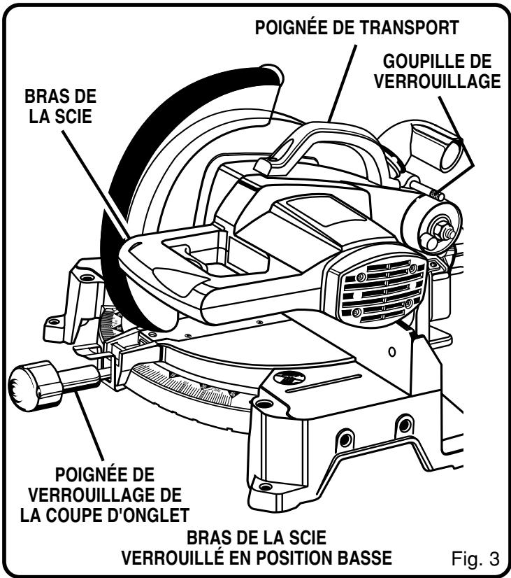 RYOBI TS1352 - POIGNÉE DE VERROUILLAGE DE LA COUPE D'ONGLET - 1