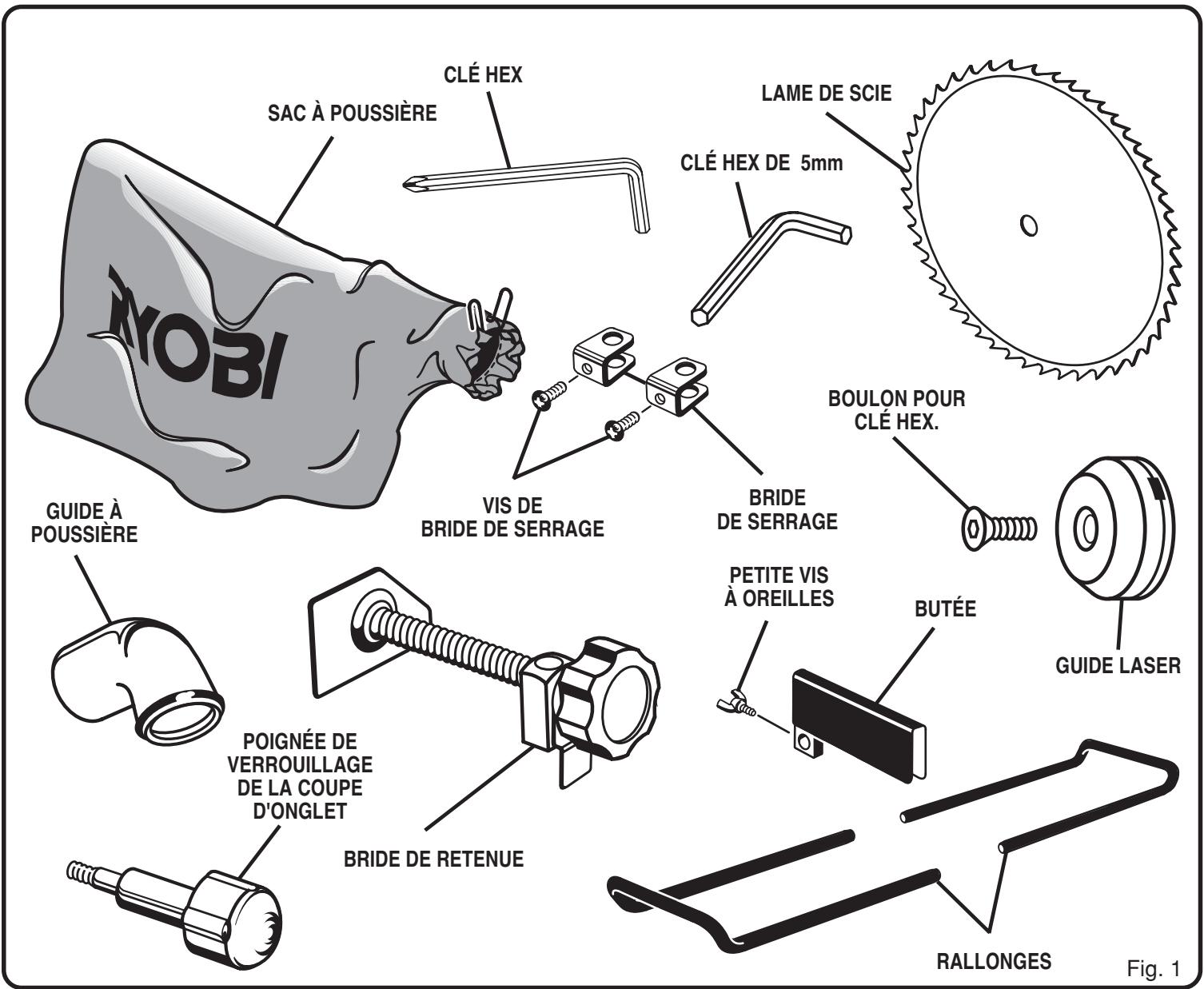 RYOBI TS1352 - LISTE DE PIÈCES DÉTACHÉES - 1