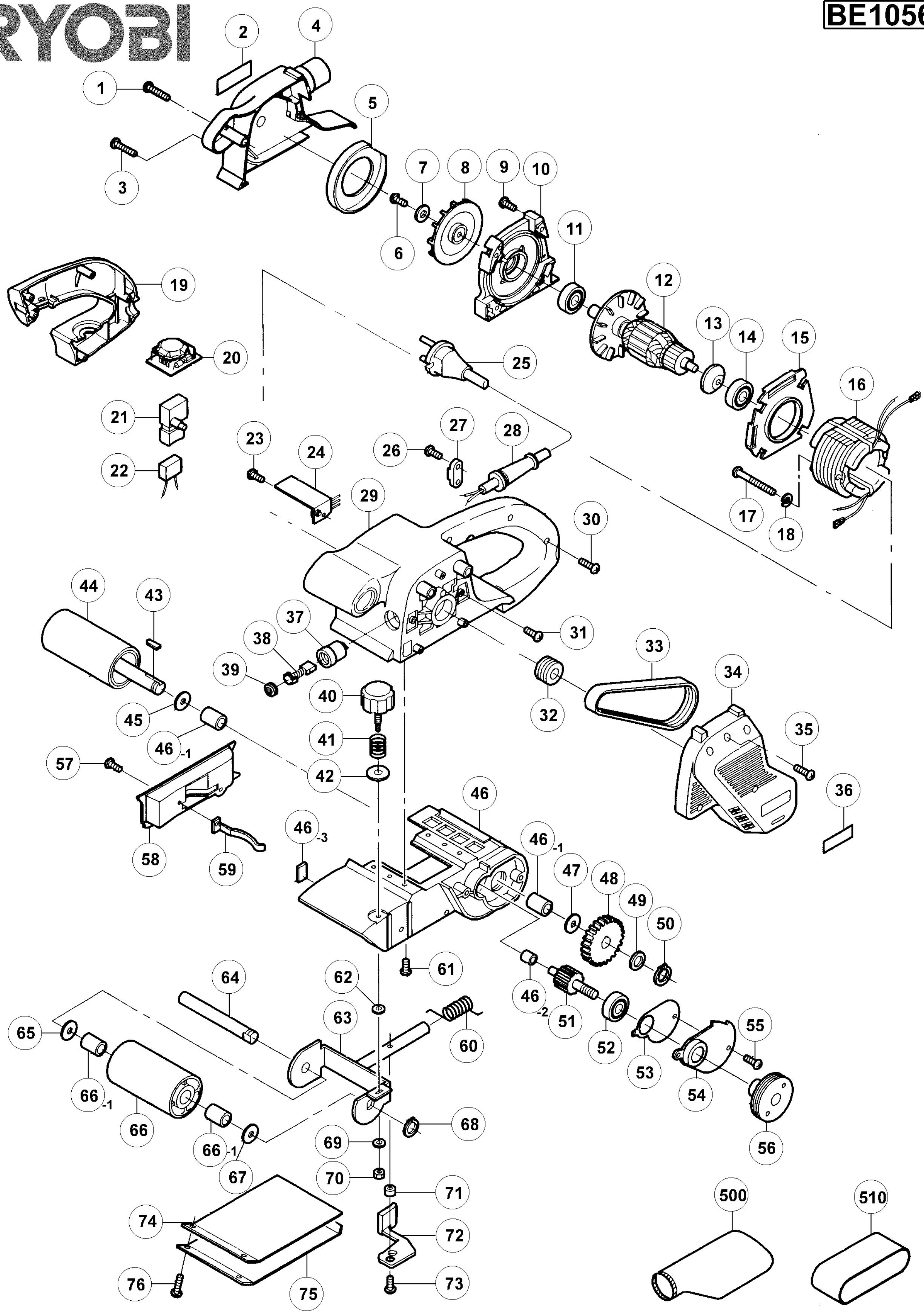 RYOBI BE1056 - 1