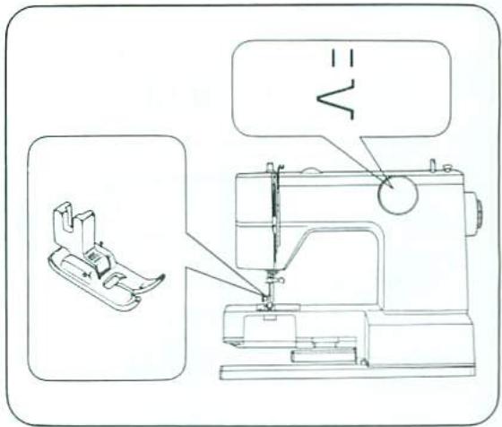 TOSHIBA 2444 - COUTURE D'OURLET INVISIBLE - 1