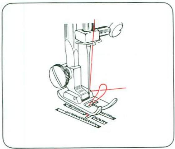 TOSHIBA 2444 - Pour Faire Remonter Le Fil Inférieur - 1