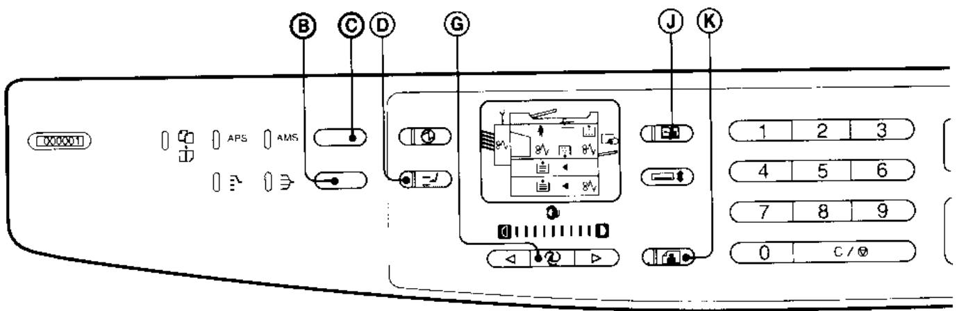 B C D G J K APS AMS 1 2 3 4 5 6 7 8 9 0 C / ⑨