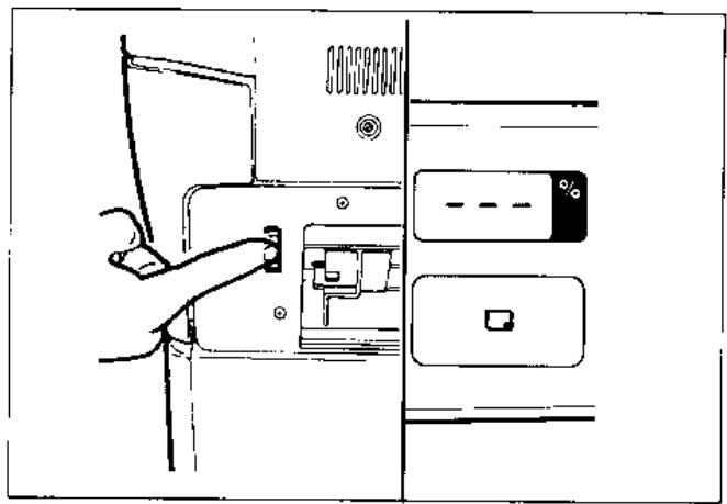 TOSHIBA 1550 - Mettre l'interrupteur d'énergie sous tension. - 2