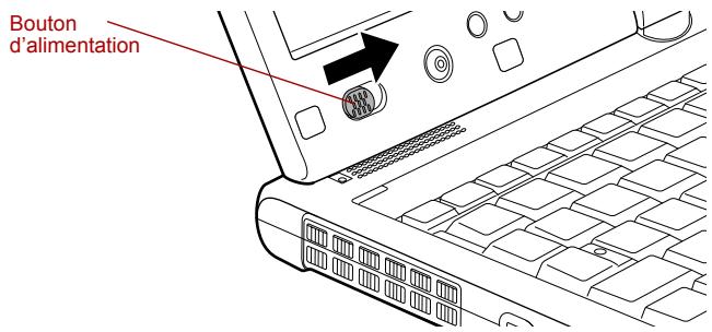 TOSHIBA PORTEGE M400 (3G) - Mise sous tension - 2