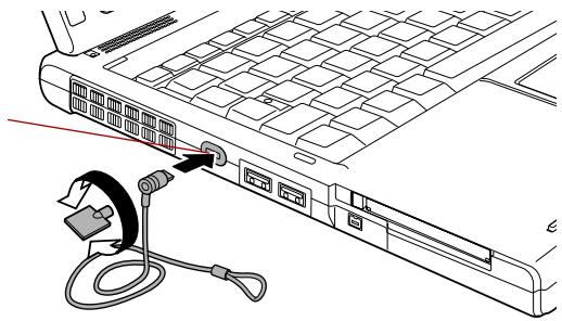 TOSHIBA PORTEGE M400 (3G) - Prise de sécurité - 1