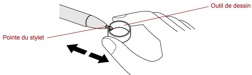 TOSHIBA PORTEGE M400 (3G) - Remplacement de la pointe du stylet - 1