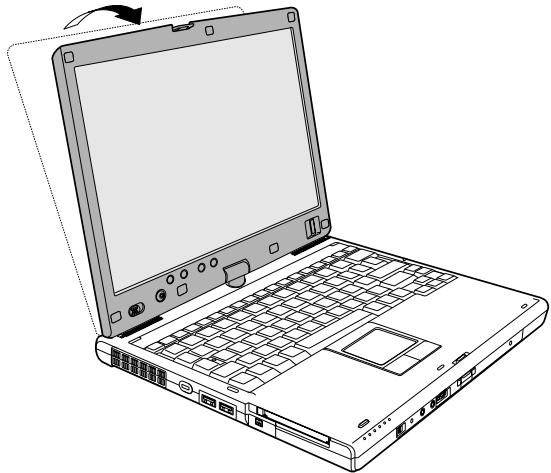 TOSHIBA PORTEGE M400 (3G) - Passage en mode Tablette - 1
