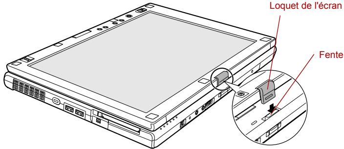 TOSHIBA PORTEGE M400 (3G) - Passage en mode Tablette - 9
