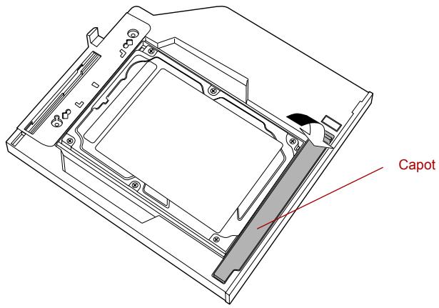 TOSHIBA PORTEGE M400 (3G) - Adaptateur de disque dur Ultra Slim Bay - 3