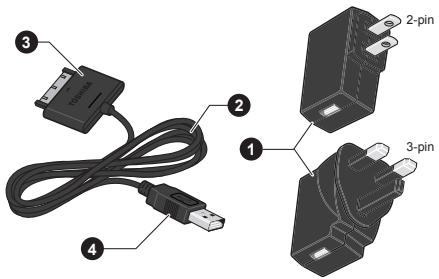 TOSHIBA AT300 - Connexion de l'adaptateur secteur - 2