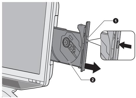 TOSHIBA QOSMIO DX730 - Utilisation du lecteur de disque optique - 2